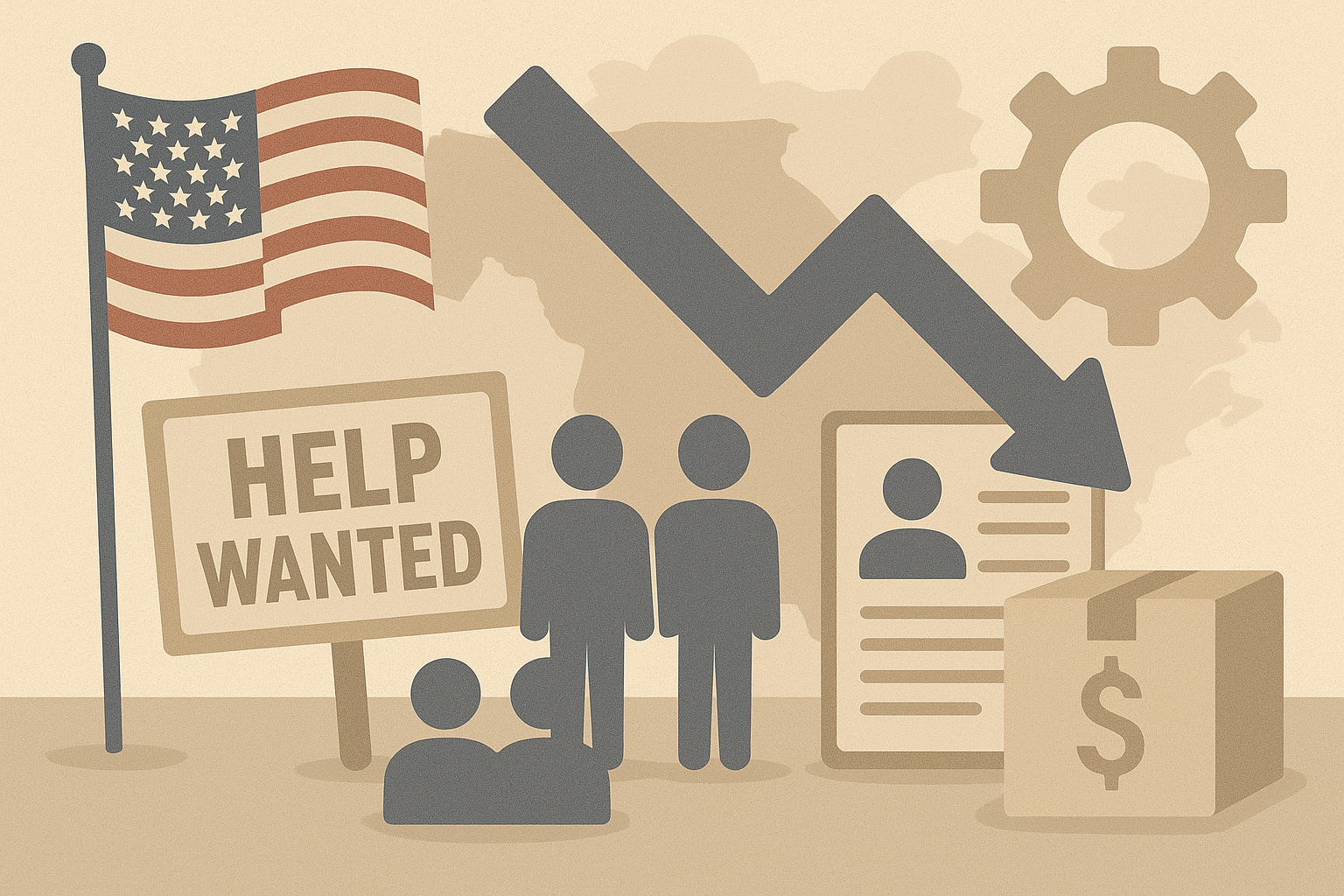 US Job Market Shows Weakness: Job Openings and Hiring Fall in June, Tariff Shadow Looms Over Economic Outlook